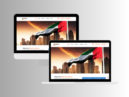 Website Design for Nines Consultnacy